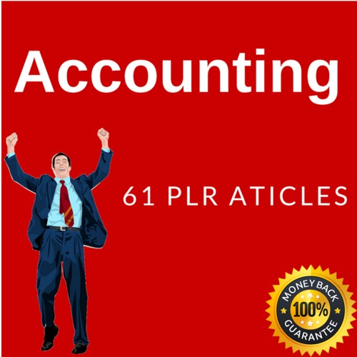 Product picture Accounting 16 PLR Articles