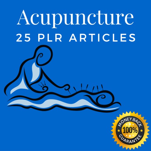Product picture Acupuncture 25 plr private label articles