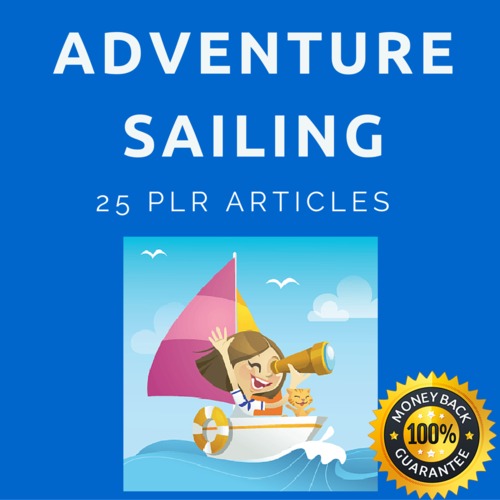 Product picture Adventure sailing Plr Private label articles