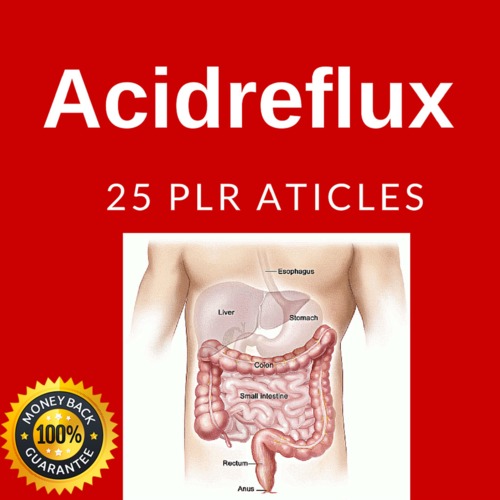 Product picture acid reflux Plr private label articles