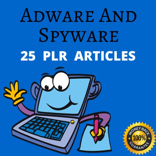 Product picture Adware and Spyware Plr Private Label articles