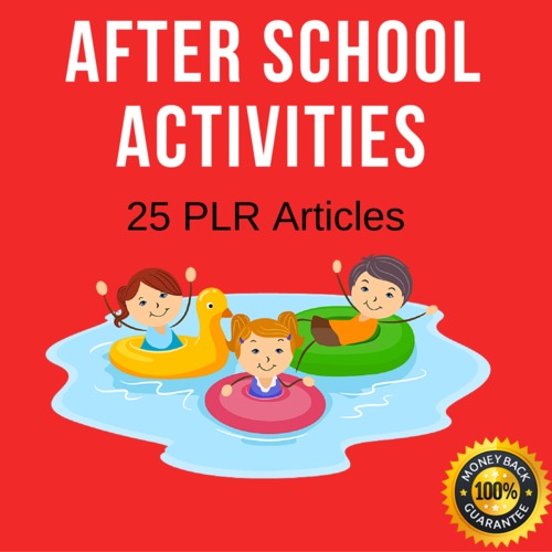Product picture After school Activities Plr private label articles