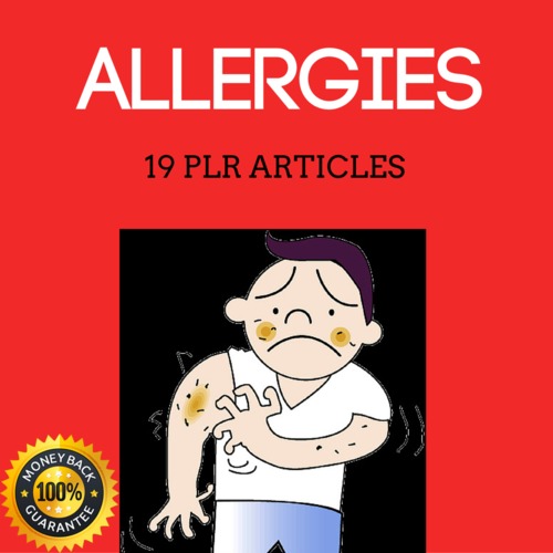 Product picture Allergies Plr Private label articles