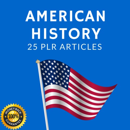 Product picture American History Plr Private label articles