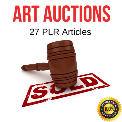 Product picture Art of Auctions Plr  private label articles