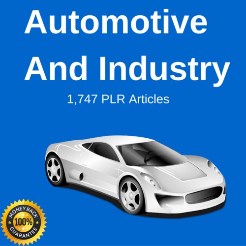 Product picture automotive and Industry - Quality PLR Private Label Articles