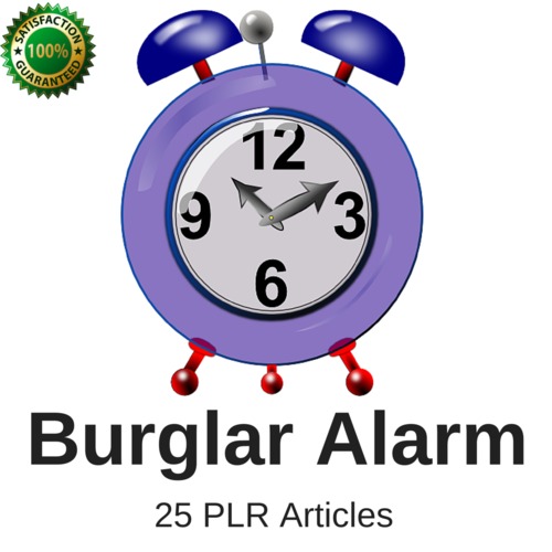 Product picture Burglar Alarm, PLR Private label Rights Articles 2016