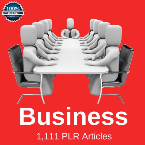 Product picture Business PLR Private label Rights Articles 2016