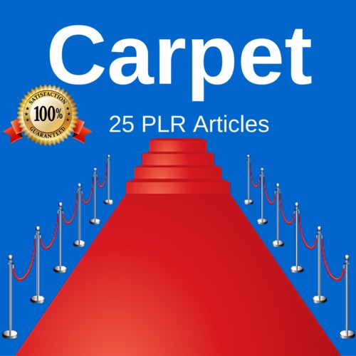 Product picture Carpet - High Quality PLR Private Label Articles 