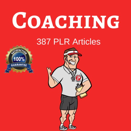 Product picture Coaching - High Quality PLR, Private Label Rights Articles