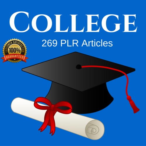 Product picture College - High Quality Private Label Rights PLR Articles