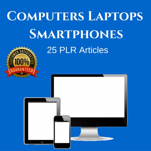 Product picture computer Laptops and Smartphones PLR Private Label Articles 