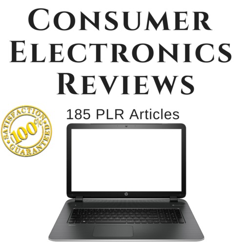 Product picture Consumer Electronics Reviews. Plr Private label articles 
