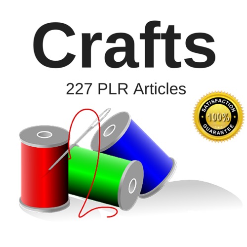 Product picture Crafts - PLR Private Label Rights Articles on Tradebit
