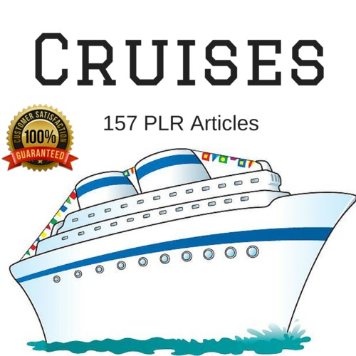 Product picture Cruises - PLR Private Label Rights Articles on Tradebit