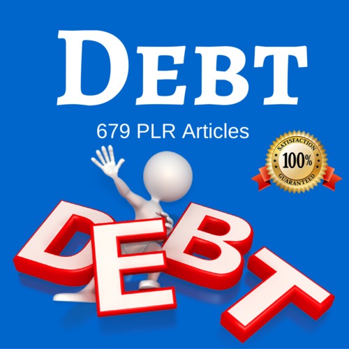 Product picture Debt - Quality Private Label Right PLR Articles on Tradebit