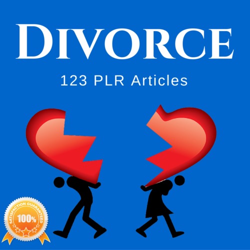 Product picture Divorce - High Quality PLR Private Label Article on Tradebit