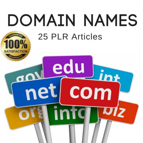 Product picture Domain Names - High Quality PLR Private Label Articles