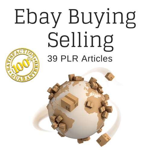 Product picture Ebay Buying Selling - PLR Private label Rights Articles