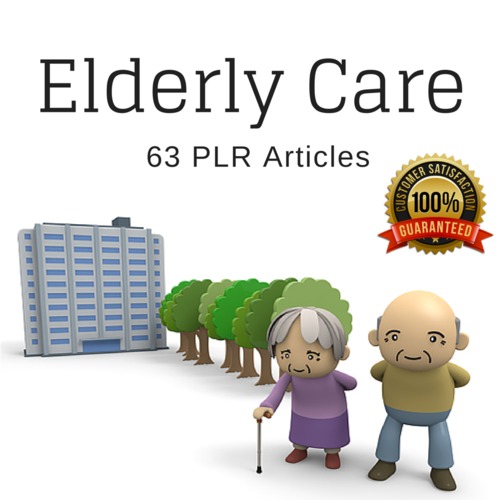 Product picture Elderly Care - PLR Private Label Rights Articles on Tradebit