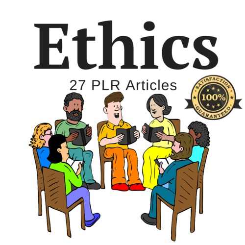 Product picture Ethics - PLR Private Label Rights Articles on Tradebit